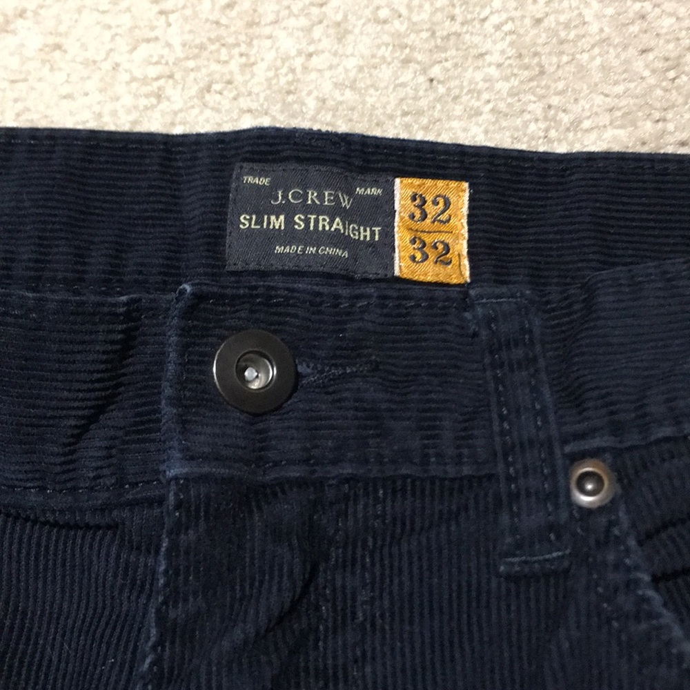 Men’s J. Crew Slim Straight Corduroy Pants